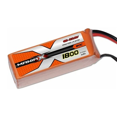 6S-22.2V 1800mAh 80C リポバッテリー
